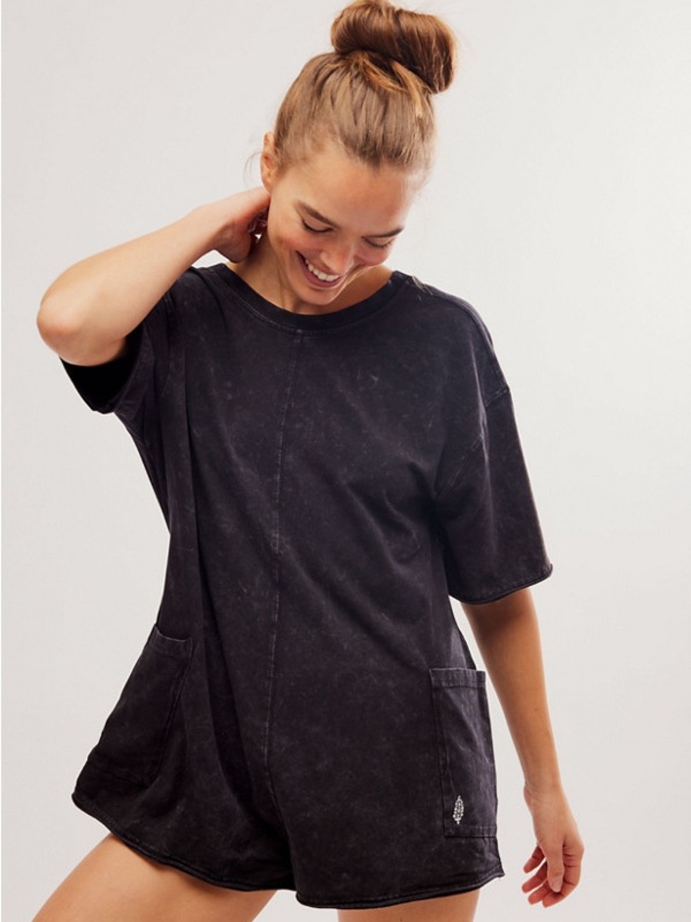 Free People FP Movement Hot Shot Tee Romper
